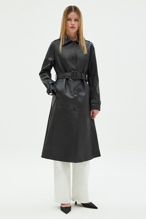 [ESSENTIAL] Perugia Single Long Trench Coat