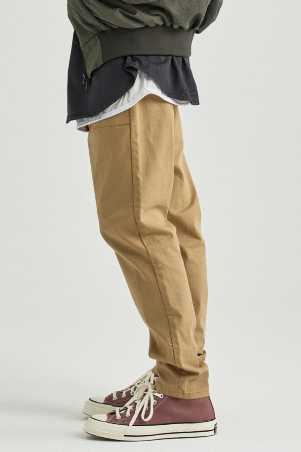 CARGOBROS - 캐주얼팬츠 - CARGOBROS - RELAX FIT COTTON FATIGUE PANTS (BEIGE)