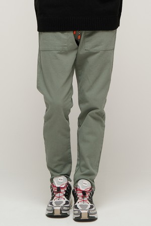 CARGOBROS - RELAX FIT COTTON FATIGUE PANTS (LIGHT KHAKI)