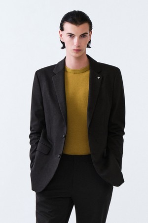 컴포트 사방스판 셋업 자켓_카키 (릴렉스핏)