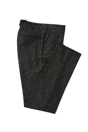[BLACK LABEL] 클래식핏 MARLANE 홈스펀 수트팬츠 (블랙)