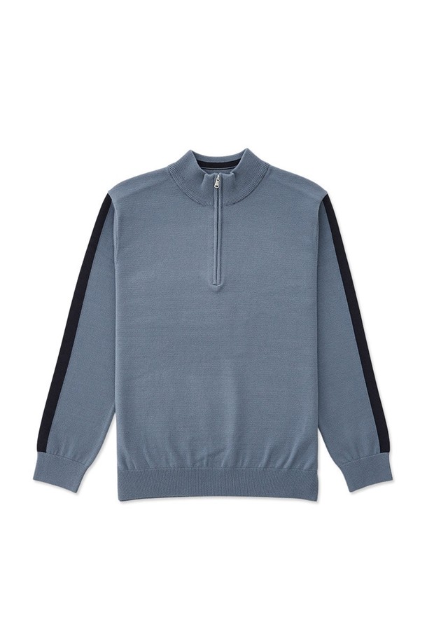 [DIEMS by STCO] 골프 스타일 하프 집업 니트 (블루)는 남성 골프 및 일상용으로 적합한 상의입니다. 봄, 가을 시즌에 어울리는 레귤러핏의 긴소매 니트 스웨터로, 스포티하고 캐주얼한 스타일을 연출합니다. 하프넥과 하프 집업 디자인으로 세련된 느낌을 더했으며, 미니멀한 디자인으로 다양한 하의와 매치하기 좋습니다. 시원한 블루 컬러가 필드 위에서도, 일상에서도 산뜻한 분위기를 선사합니다.
