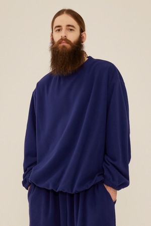 CB LIGHT OVER FLEECE SWEATSHIRT (BLUE)