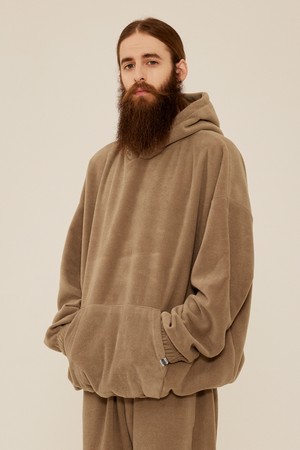 CB FLEECE OVER HOOD (BEIGE)