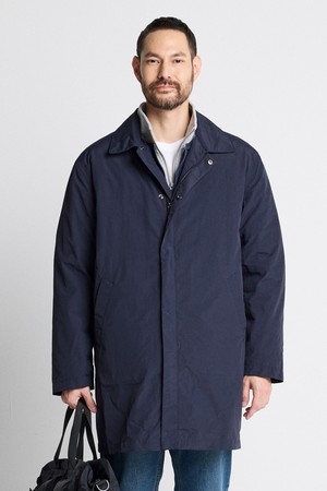 [RENEW WORK] 베이직핏 3WAY 구스내피 코트 (네이비)