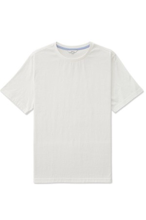 고밀도 베이직 라운드 티셔츠 (화이트)