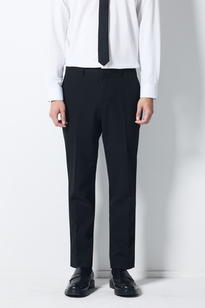 캐시미어터치 셋업팬츠 (테이퍼드핏) (블랙)