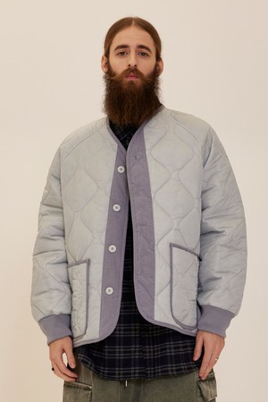 CB BIG POCKER QUILTING JACKET  (GRAY)