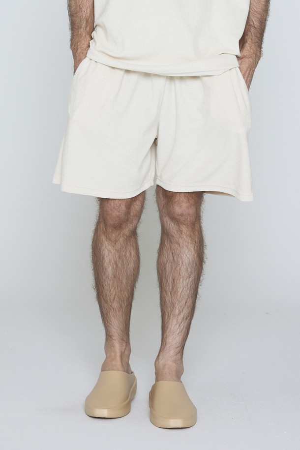 CARGOBROS - 하프팬츠 - CB TERRY TOWEL SHORTS (BEIGE)