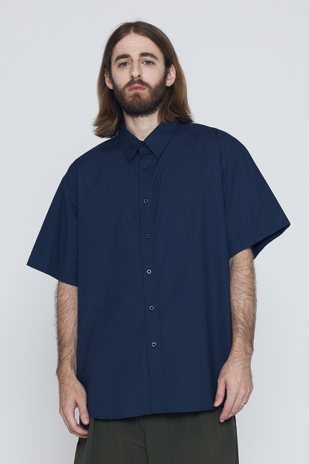 CARGOBROS - 반팔셔츠 - CB CITYBOY COOL SHORT SLEEVE SHIRT (NAVY)