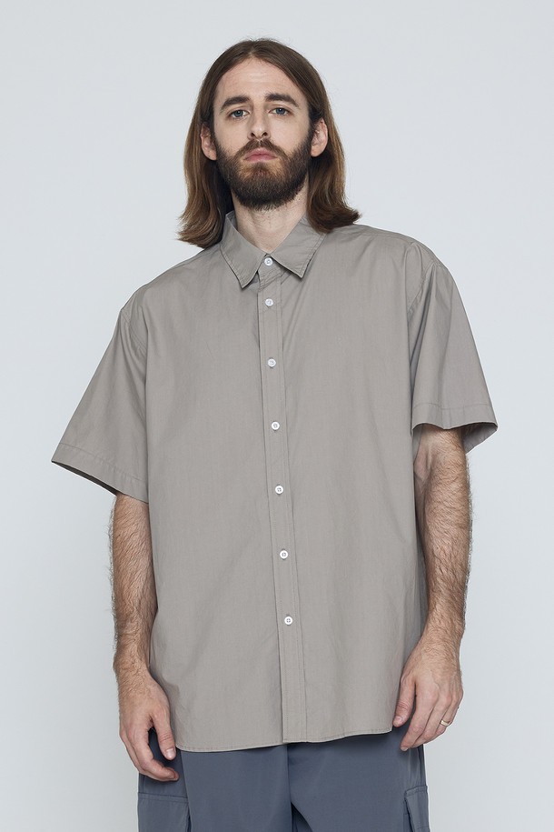 CARGOBROS - 반팔셔츠 - CB CITYBOY COOL SHORT SLEEVE SHIRT (D.BEIGE)