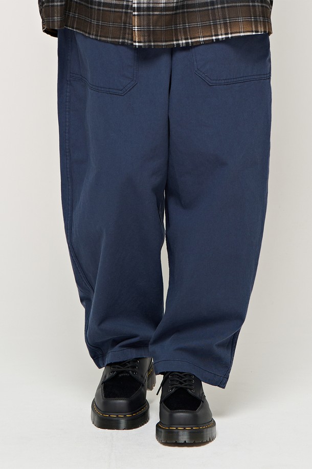 CARGOBROS - 캐주얼팬츠 - CB COTTON FATIGUE BANDING PANTS (NAVY)