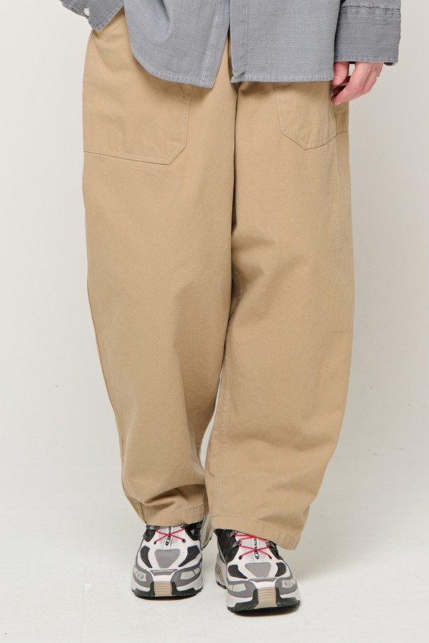 CARGOBROS - 캐주얼팬츠 - CB COTTON FATIGUE BANDING PANTS (BEIGE)