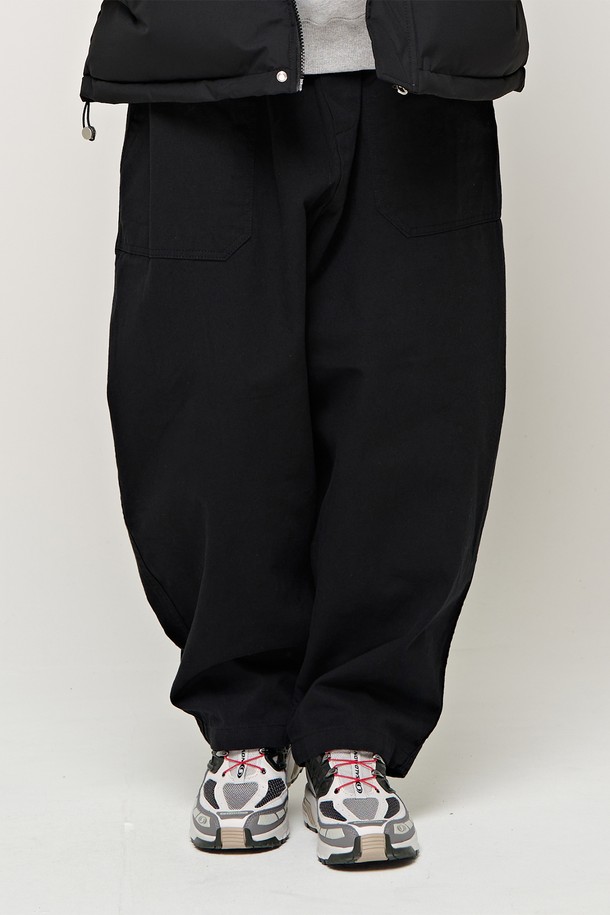 CARGOBROS - 캐주얼팬츠 - CB COTTON FATIGUE BANDING PANTS (BLACK)