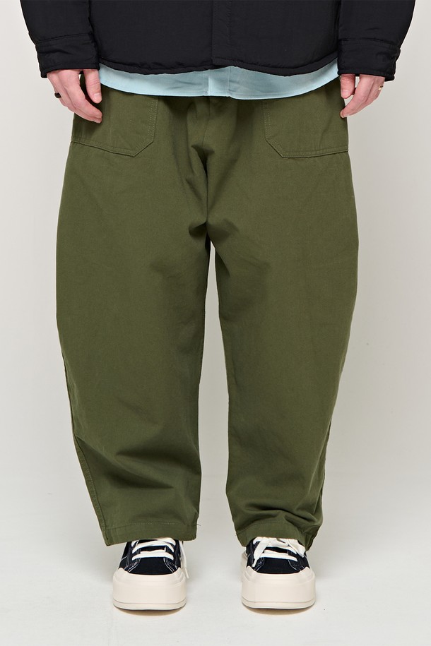 CARGOBROS - 캐주얼팬츠 - CB COTTON FATIGUE BANDING PANTS (KHAKI)