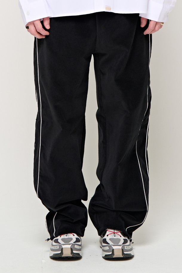 CARGOBROS - 캐주얼팬츠 - CB LINE TRACK PANTS (BLACK)