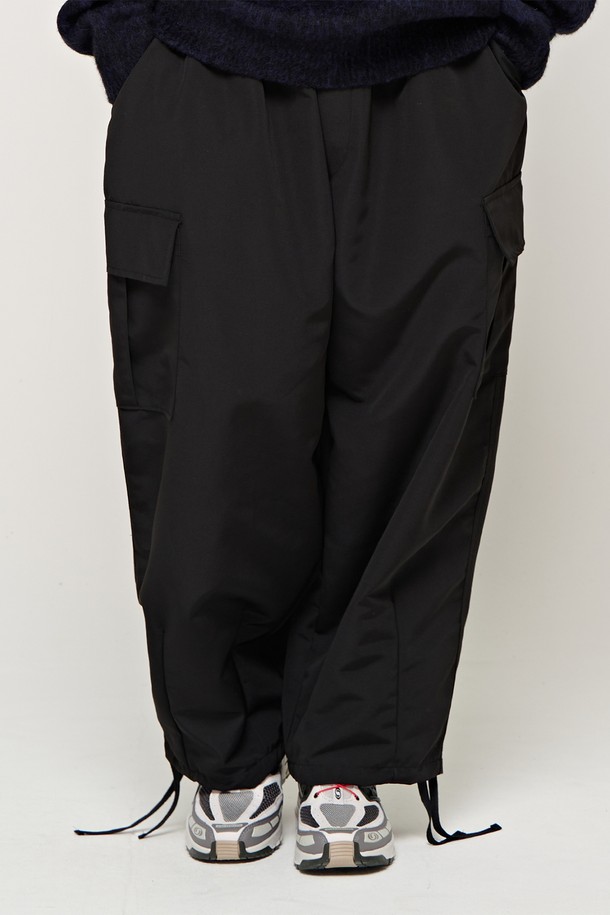 CARGOBROS - 캐주얼팬츠 - CB WIDE BALLOON CARGO PANTS (BLACK)