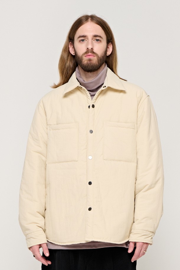 CARGOBROS - 블루종/점퍼 - CB OVER SHIRT PARKA (IVORY)