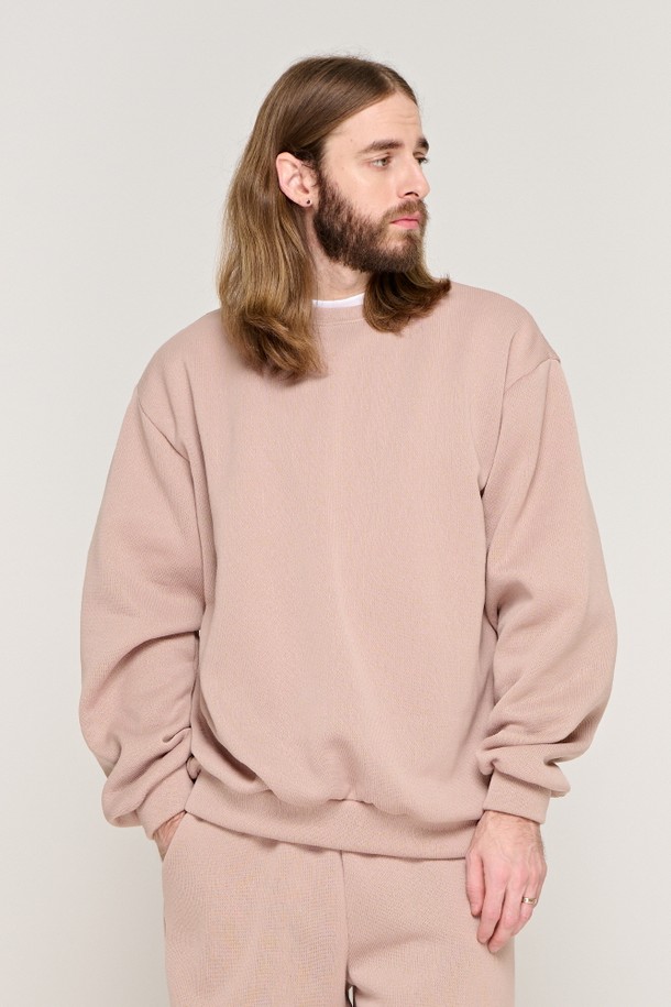 CARGOBROS - 스웨트셔츠 - CB NEW SIGNATURE CREWNECK (BEIGE)