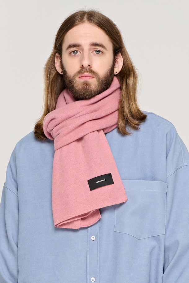 CARGOBROS - 스카프/머플러 - CB STANDARD SHORT KNIT MUFFLER (PINK)