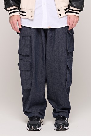 CB DENIM CARGO PANTS (BLUE)