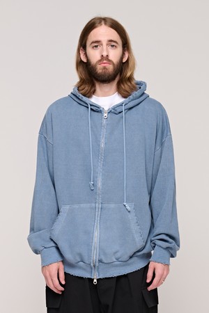 CB VINTAGE PIGMENT OVER HOOD ZIP UP (BLUE)