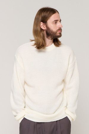 DAILY HACHI ROUND KNIT (IVORY)