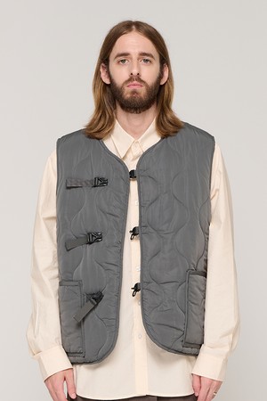 CB QUILTING PADDING VEST (GRAY)