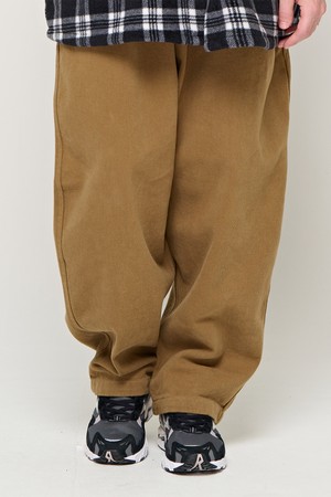 CB BASIC NAPPING WIDE BANDING PANTS (BEIGE)