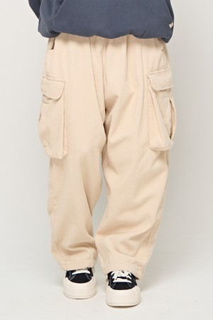 CB CORDUROY BANDING CARGO PANTS (IVORY)