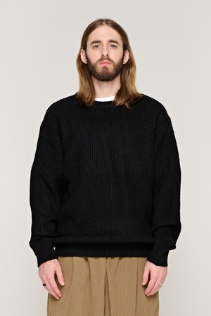 CB TRIPLE OVER KNIT (BLACK)