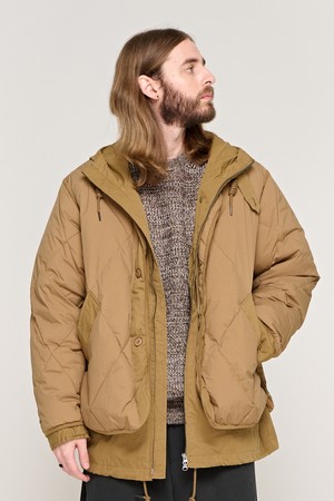 CB QUILTING DUCK DOWN PARKA (BEIGE)