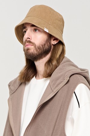 CB WASHED DEEP BUCKET HAT (BEIGE)