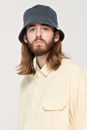 CB WASHED DEEP BUCKET HAT (CHARCHOL)