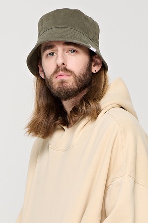 CB WASHED DEEP BUCKET HAT (KHAKI)