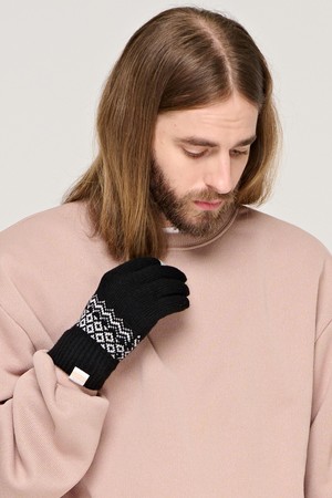 CB BASIC WOOL GLOVES (BLACK)