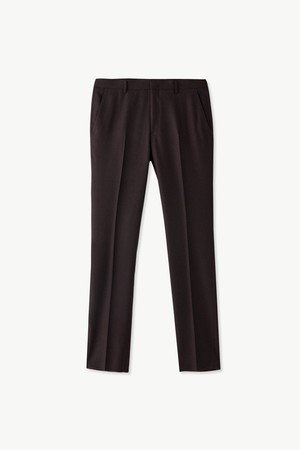 [BLACK LABEL] W100 플란넬 수트팬츠 와인 (더블클래식)