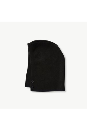 울 니트 바라클라바 머플러 (블랙)