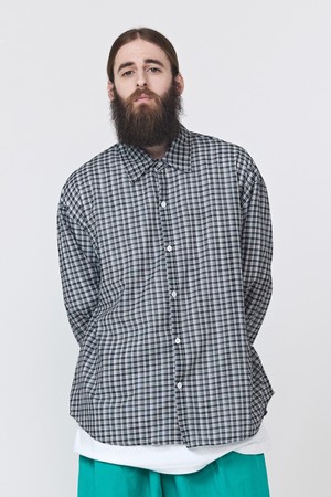 CB DAILY CHECK SHIRT ( BLACK)