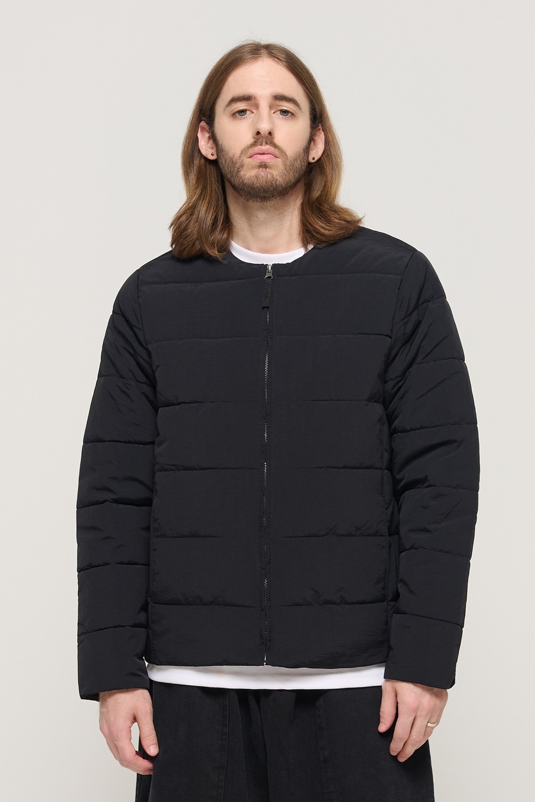 CARGOBROS - 블루종/점퍼 - COMFORT NECK LIGHT DAILY RANGER PADDING JACKET (BLACK)