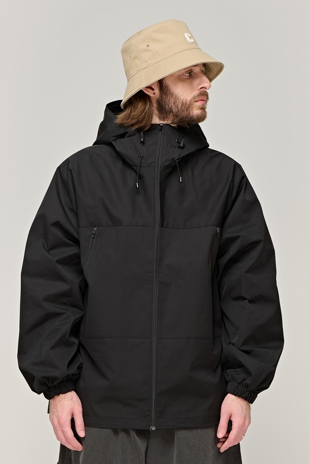 CARGOBROS - 블루종/점퍼 - CB TECH WINDBREAKER JACKET (BLACK)