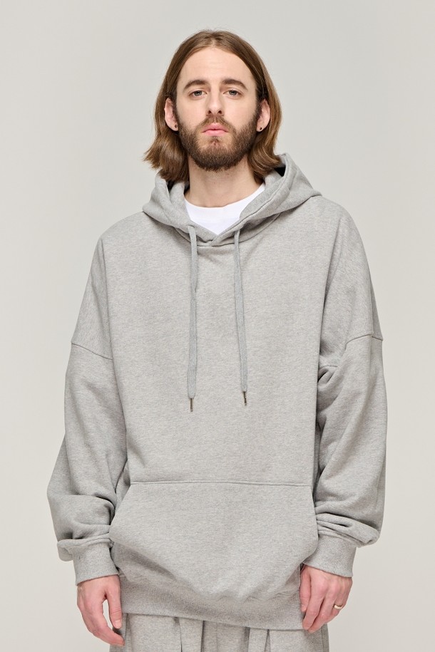 CARGOBROS - 후디 - CB ESSENTIAL HOODIE (GRAY)