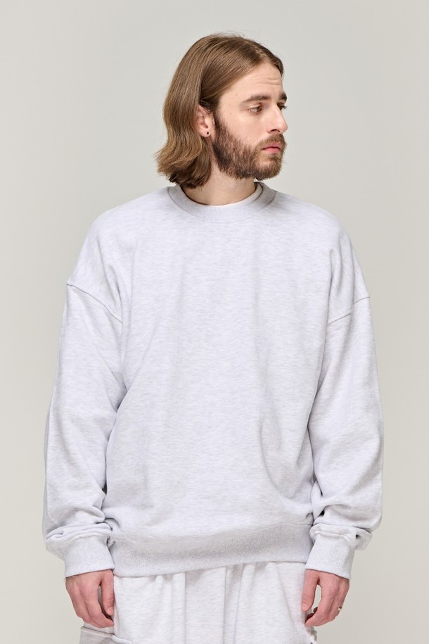 CARGOBROS - 스웨트셔츠 - CB ESSENTIAL SWEATSHIRT (LIGHT GRAY)