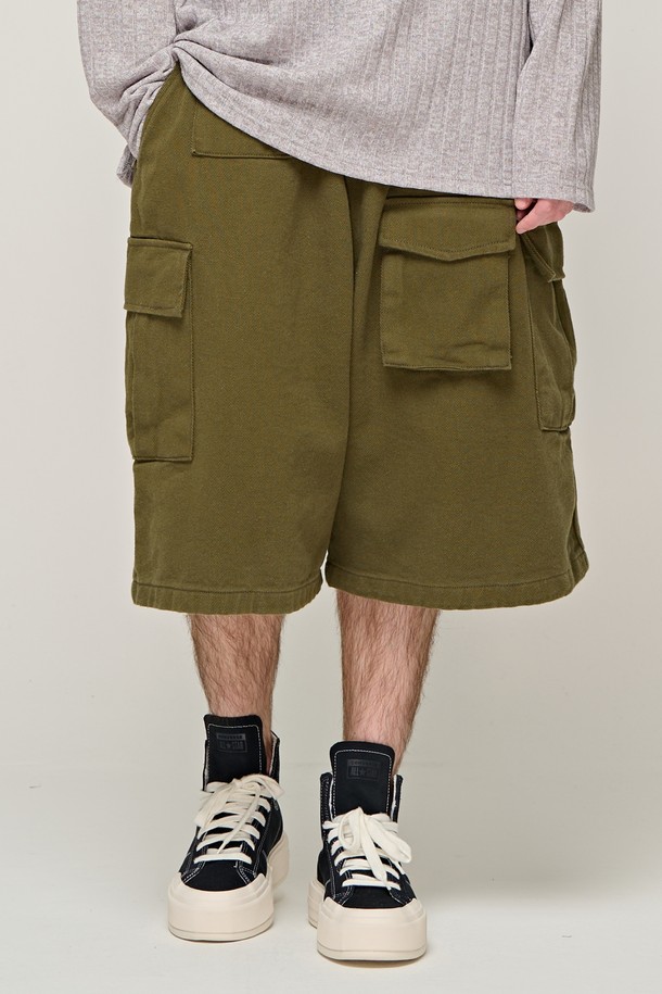 CARGOBROS - 하프팬츠 - CB MULTI CARGO SHORTS (KHAKI)