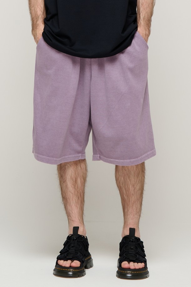 CARGOBROS - 하프팬츠 - CB PIGMENT BERMUDA PERFORMANCE SHORTS (PURPLE)