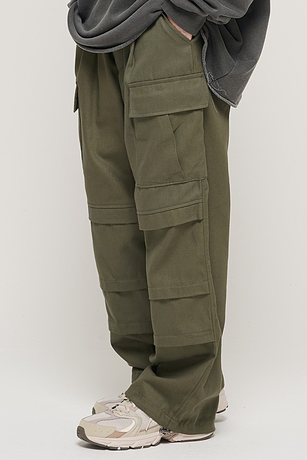 CARGOBROS - 캐주얼팬츠 - PARACHUTE CRACK CARGO WORK PANTS (KHAKI)