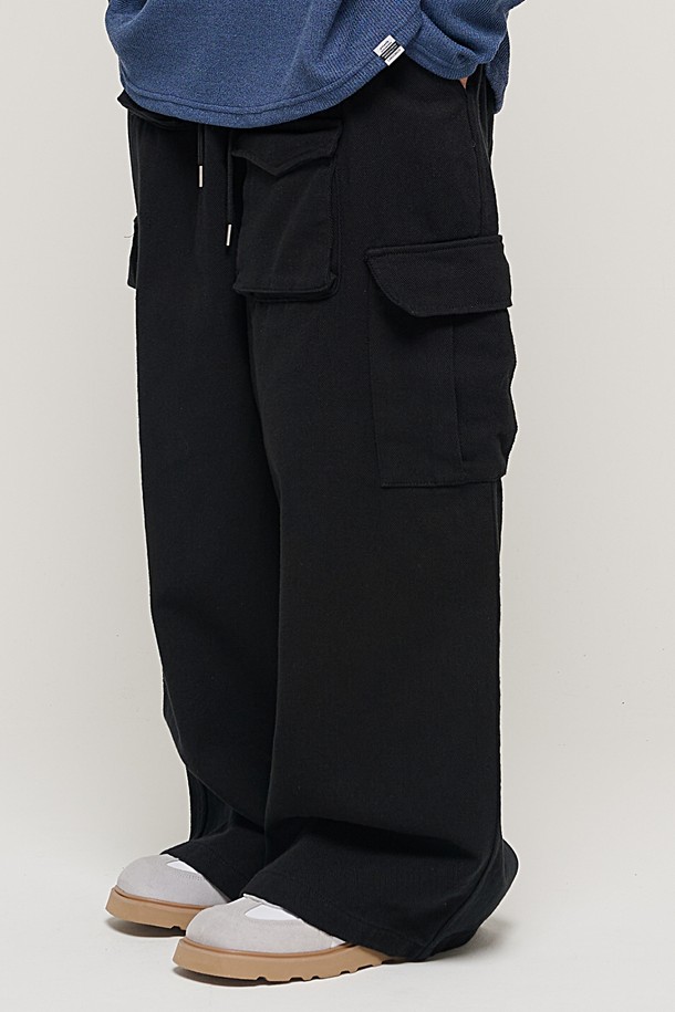 CARGOBROS - 캐주얼팬츠 - CB MULTI CARGO BANDING PANTS (BLACK)