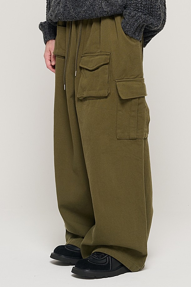 CARGOBROS - 캐주얼팬츠 - CB MULTI CARGO BANDING PANTS (KHAKI)