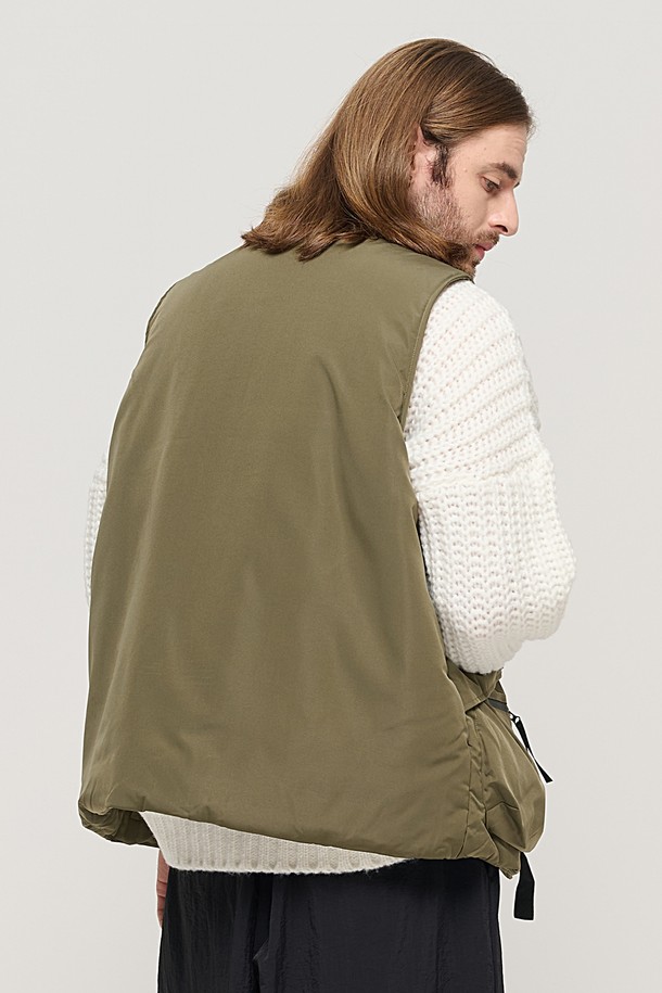 CARGOBROS - 베스트 - CB QUILTING MUTI POCKET PADDING VEST (KHAKI)