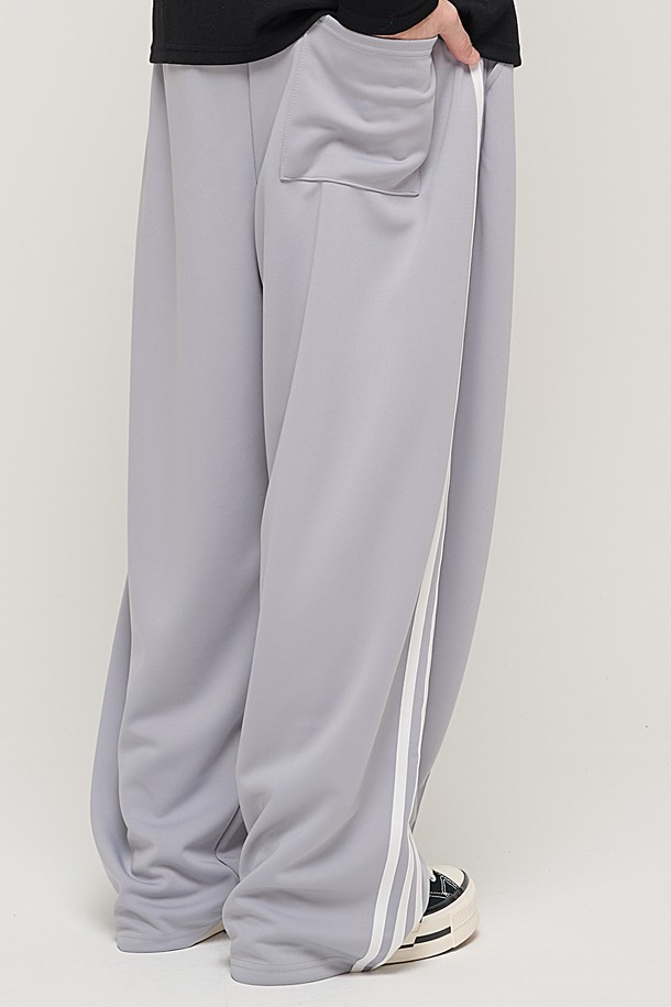 CARGOBROS - 캐주얼팬츠 - SIDE LINE TRACK TRAINING PANTS (GRAY)